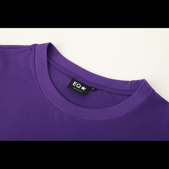 EQ-STAR Dressage Horse Rhinestone Purple Tshirt - Picture 3 of 4